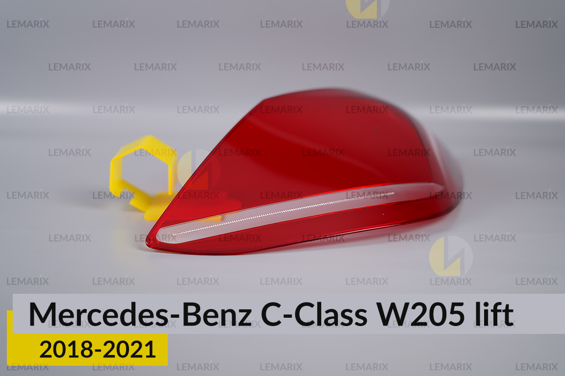 Стекло заднего фонаря Mercedes-Benz C-Class W205 (2018-2021) рест правое