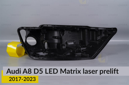 Корпус фари Audi A8 D5 LED Matrix Laser (2017-2023) дорест правий