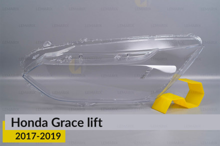 Стекло фары Honda Grace (2017-2019) рест левое