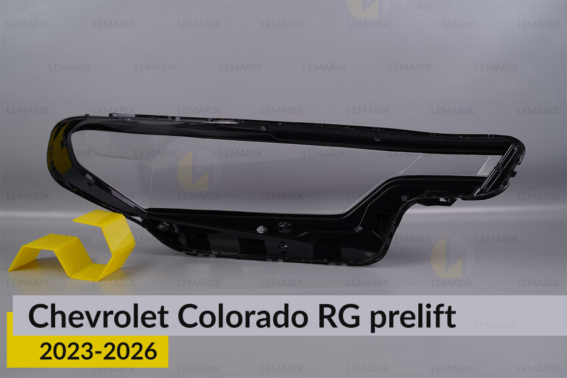 Скло фари Chevrolet Colorado RG (2023-2026) дорест ліве