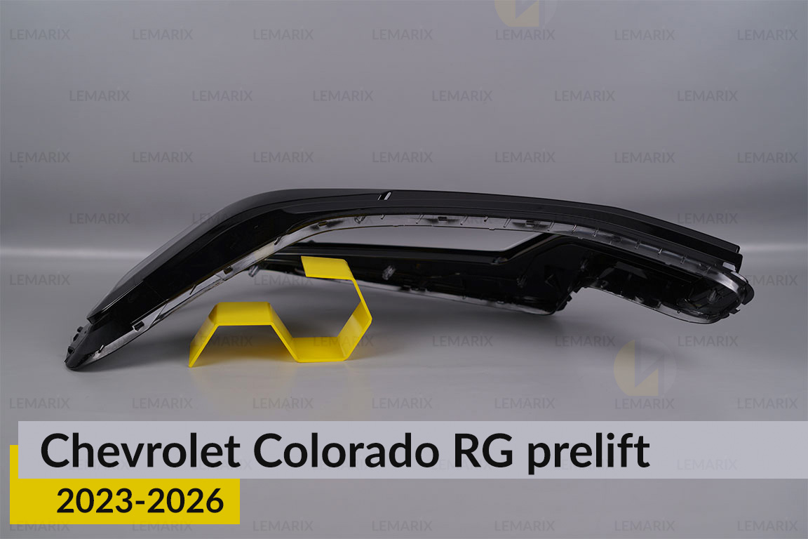 Скло фари Chevrolet Colorado RG (2023-2026) дорест ліве