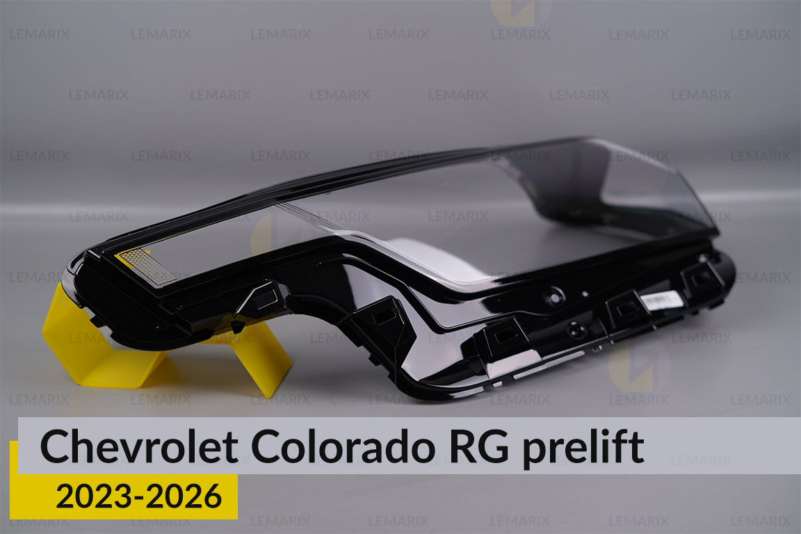 Скло фари Chevrolet Colorado RG (2023-2026) дорест ліве