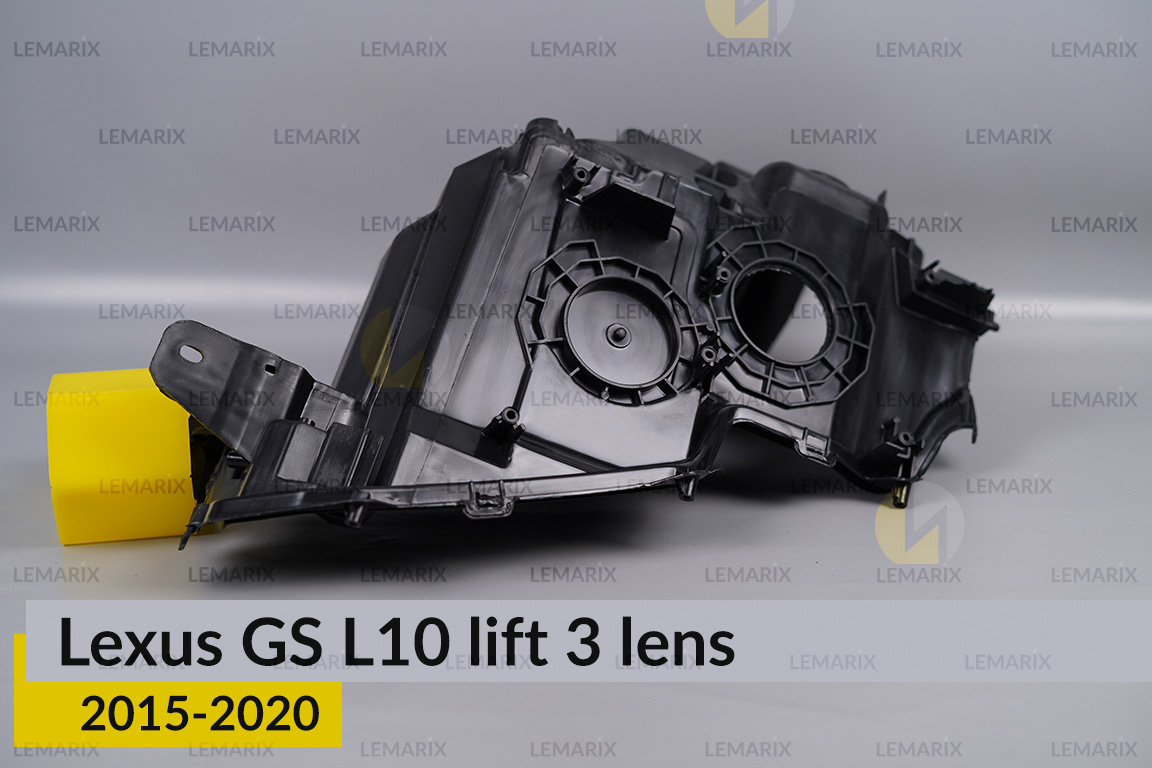Корпус фары Lexus GS L10 3 линзы (2015-2020) рест правый