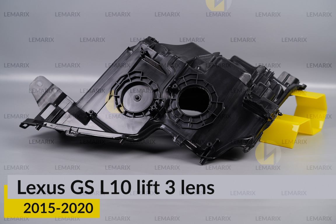 Корпус фары Lexus GS L10 3 линзы (2015-2020) рест правый