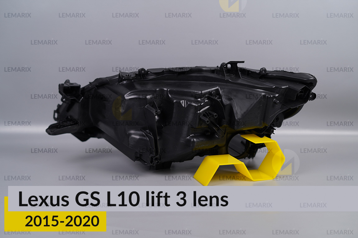 Корпус фары Lexus GS L10 3 линзы (2015-2020) рест правый