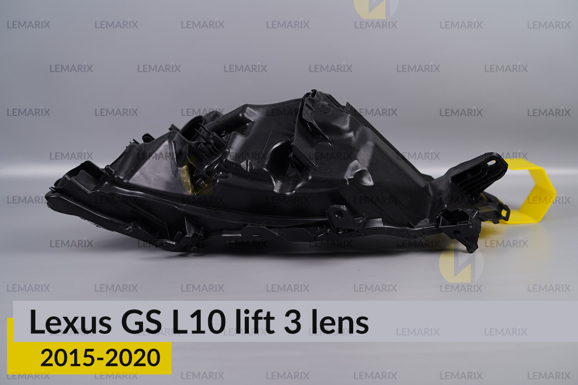 Корпус фары Lexus GS L10 3 линзы (2015-2020) рест правый