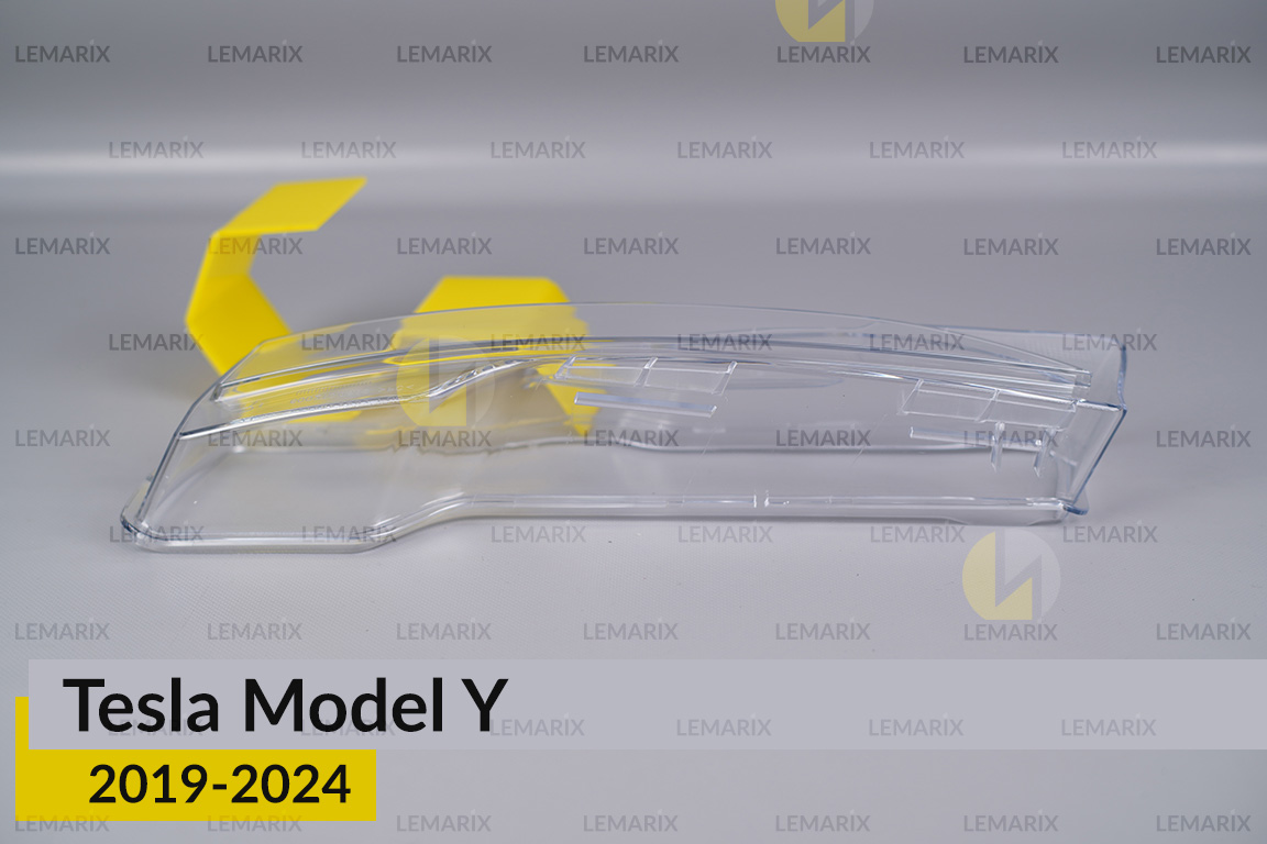 Скло протитуманної фари Tesla Model Y (2019-2025) ліве