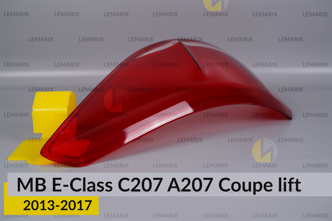 Скло заднього ліхтаря зовнішнє в крилі Mercedes-Benz E-Class C207 A207 Coupe (2013-2017) рест праве