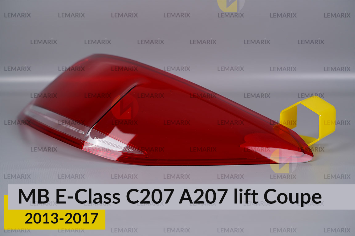 Скло заднього ліхтаря зовнішнє в крилі Mercedes-Benz E-Class C207 A207 Coupe (2013-2017) рест праве