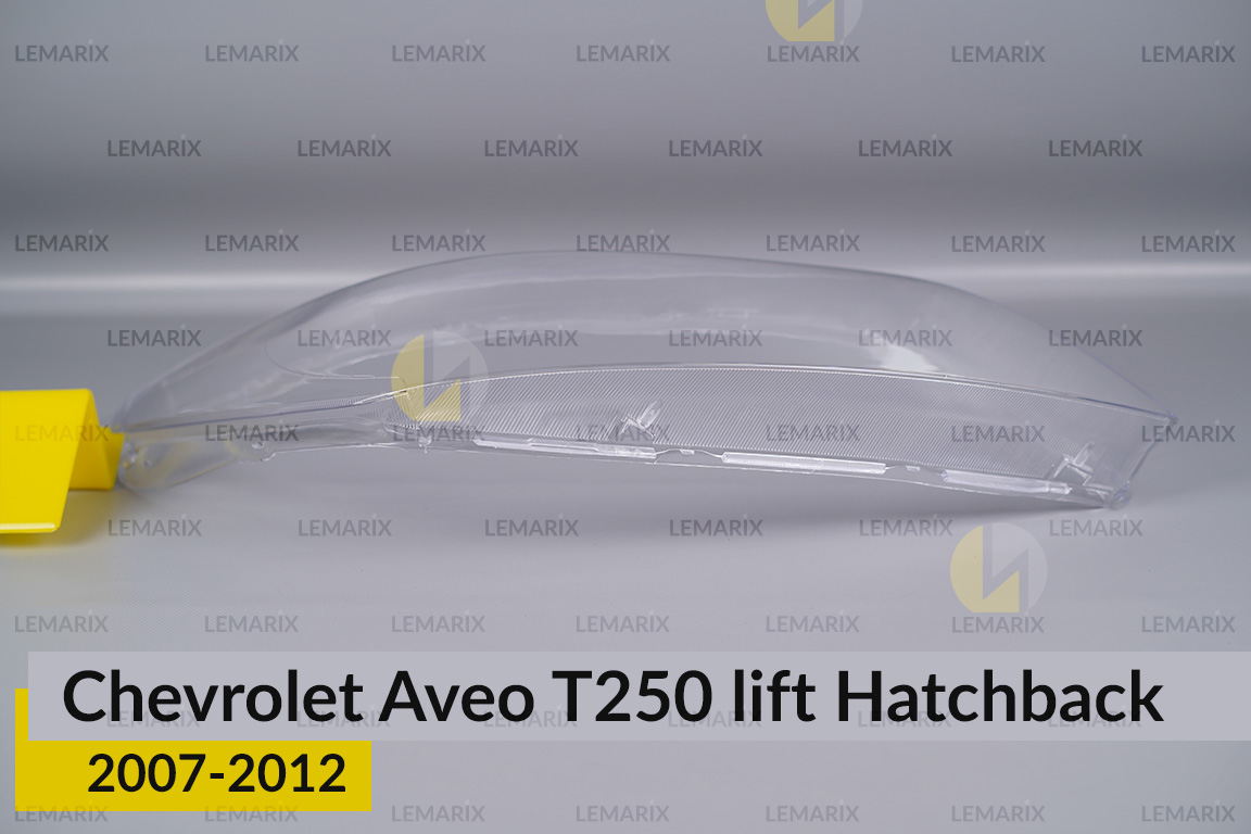 Скло фари Chevrolet Aveo T250 Hatchback (2007-2012) рест праве