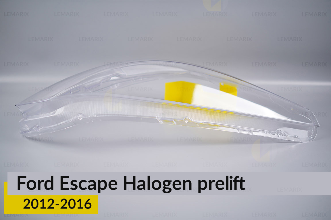 Стекло фары Ford Escape Halogen (2012-2016) дорест правое