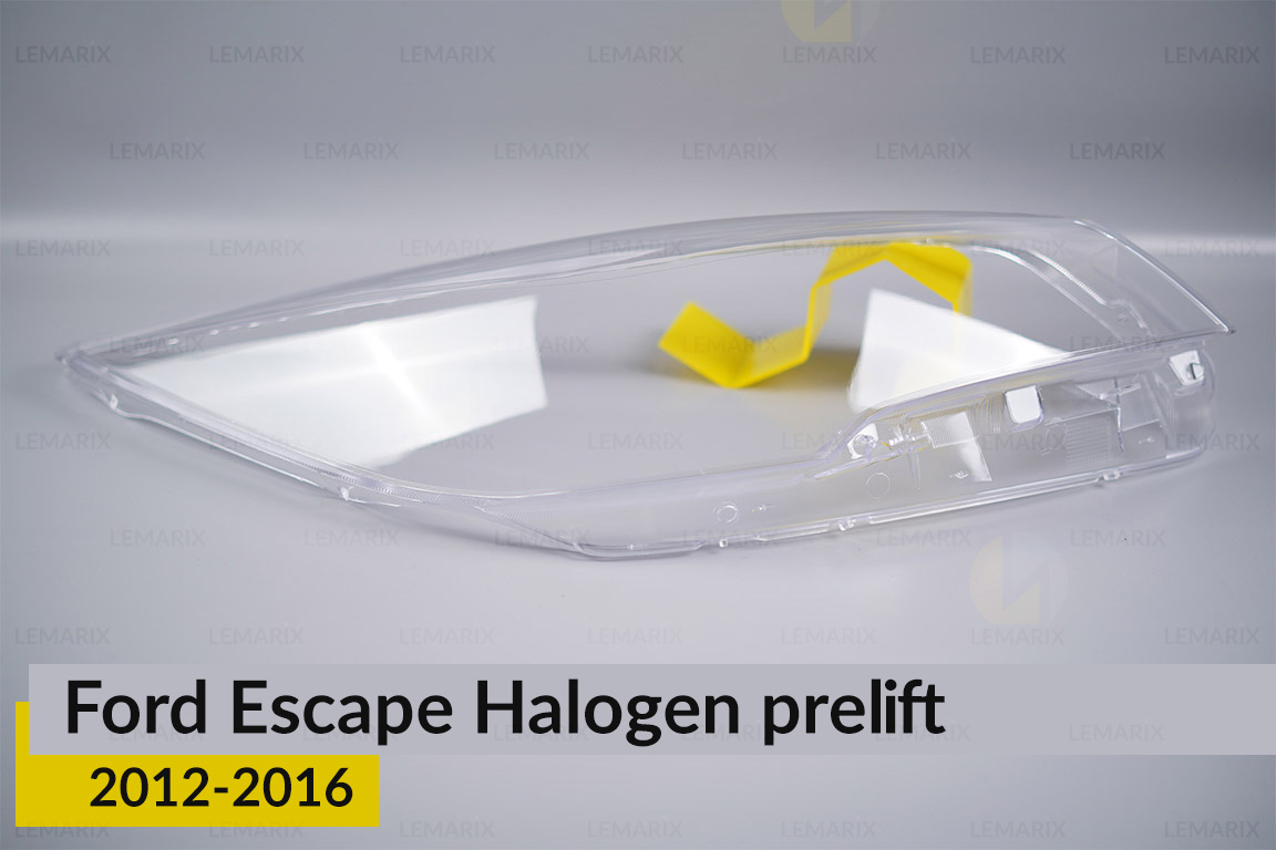 Стекло фары Ford Escape Halogen (2012-2016) дорест правое