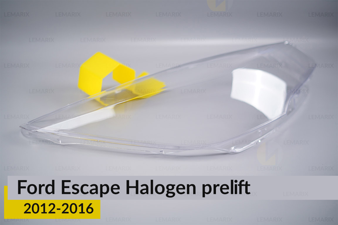 Стекло фары Ford Escape Halogen (2012-2016) дорест правое