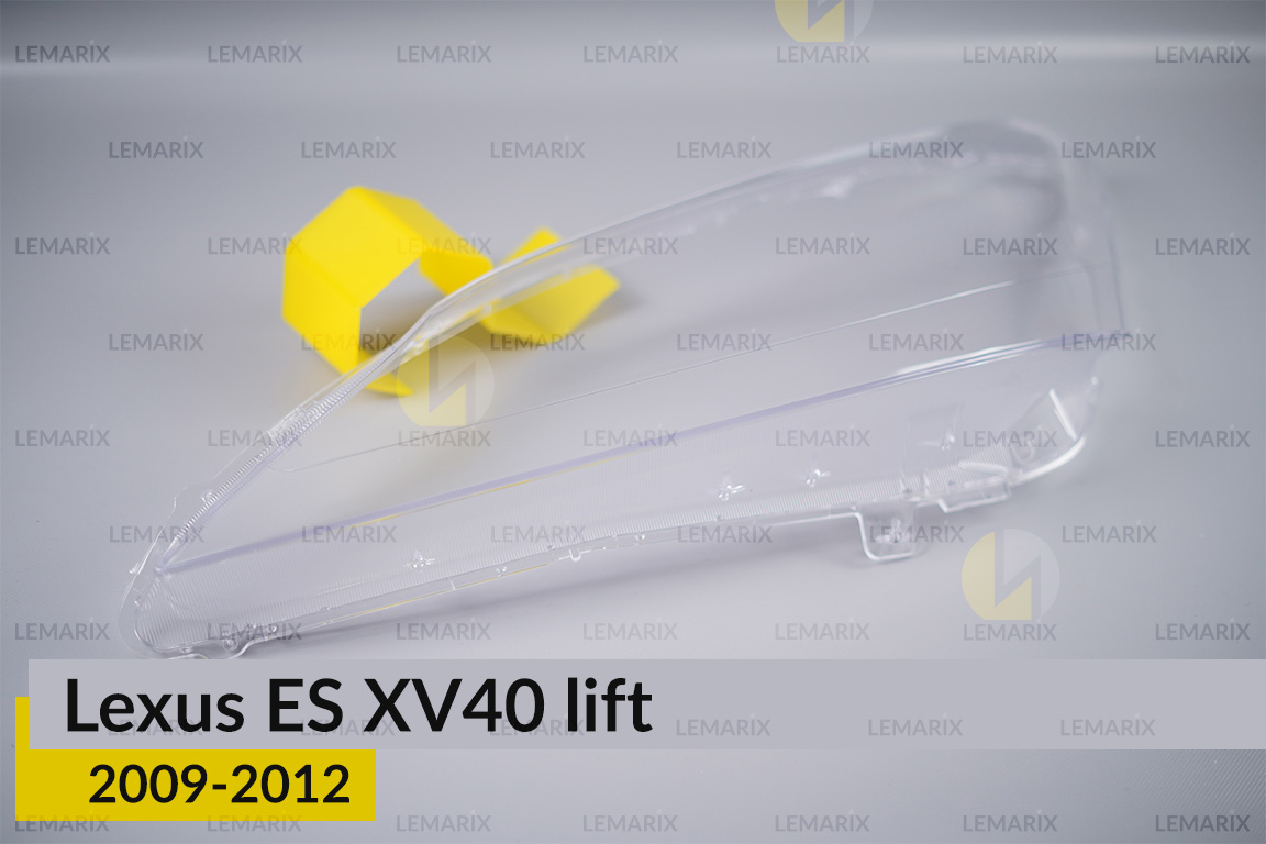 Скло фари Lexus ES XV40 (2009-2012) рест ліве