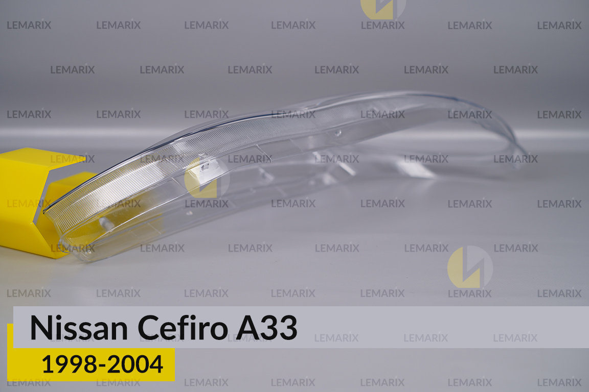 Стекло фары Nissan Cefiro A33 (1998-2004) правое