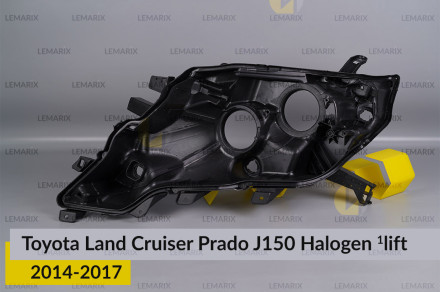 Корпус фары Toyota Land Cruiser Prado J150 Halogen (2014-2017) 1 рест левый