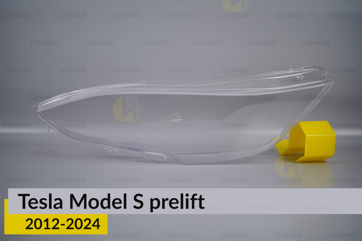 Стекло фары Tesla Model S (2012-2016) дорест левое