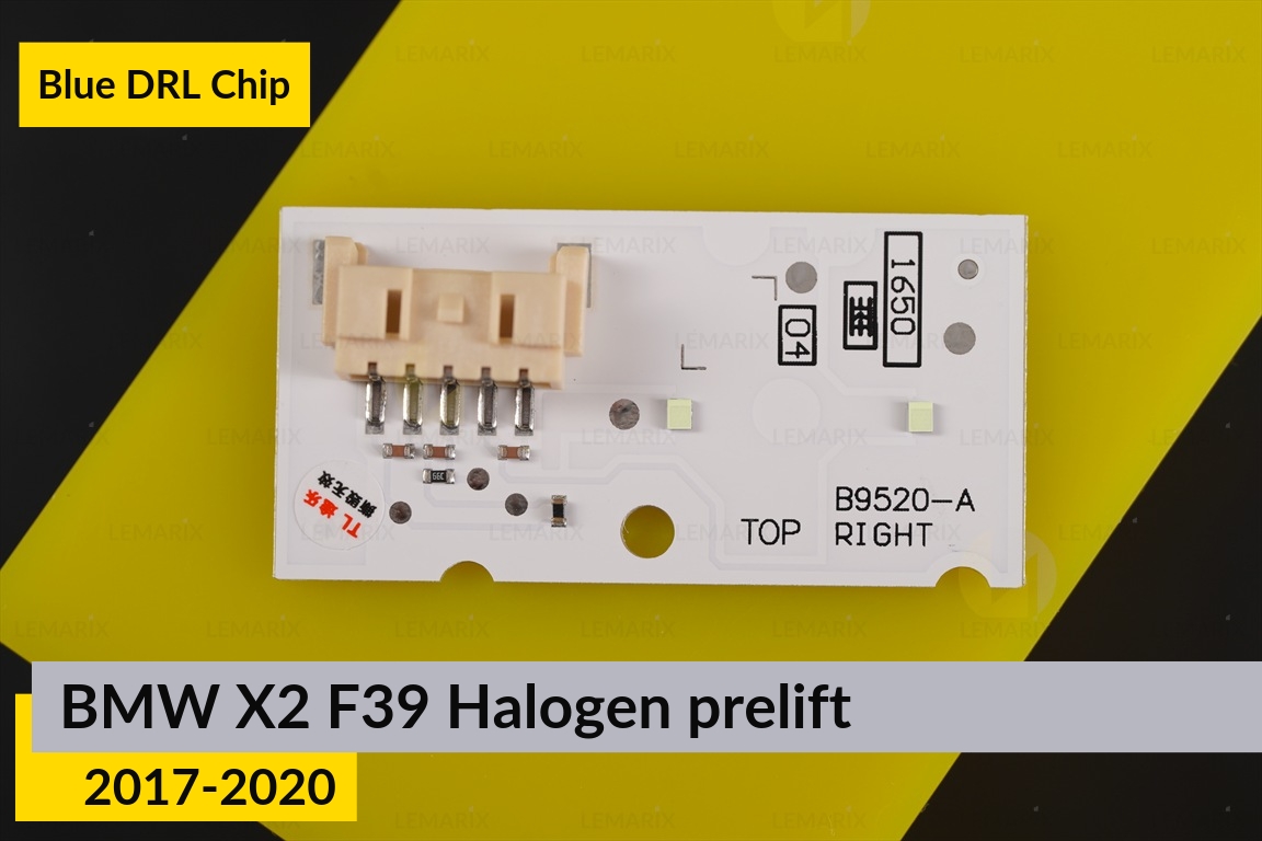 Сині LED DRL чіпи дхо плата BMW X2 F39 Halogen (2017-2020) дорест (4 шт.)