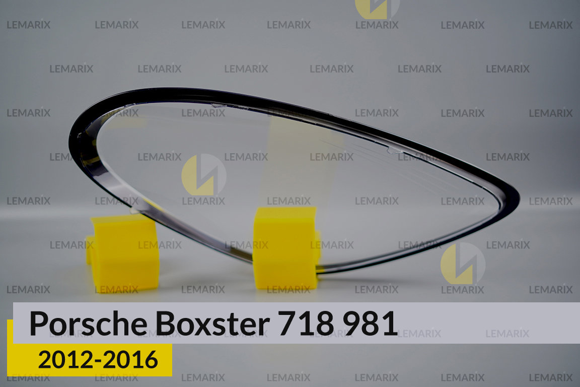 Скло фари Porsche Boxster 718 981 (2012-2016) ліве