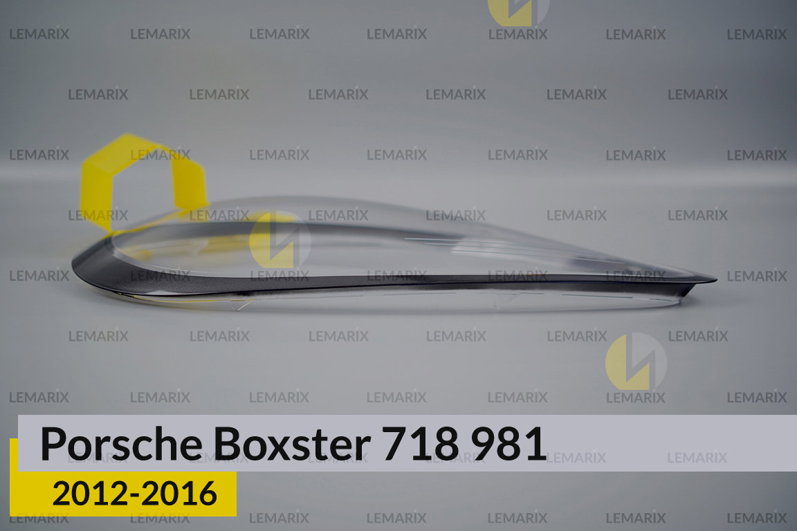 Скло фари Porsche Boxster 718 981 (2012-2016) ліве