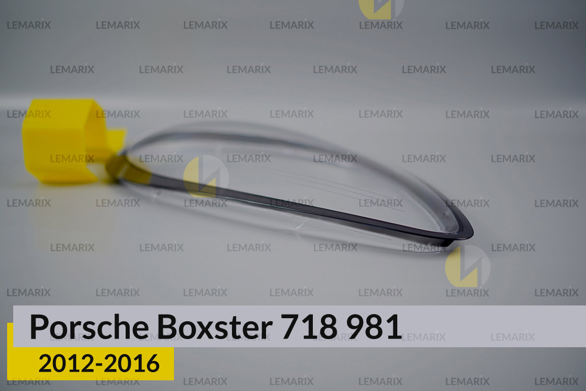 Скло фари Porsche Boxster 718 981 (2012-2016) ліве