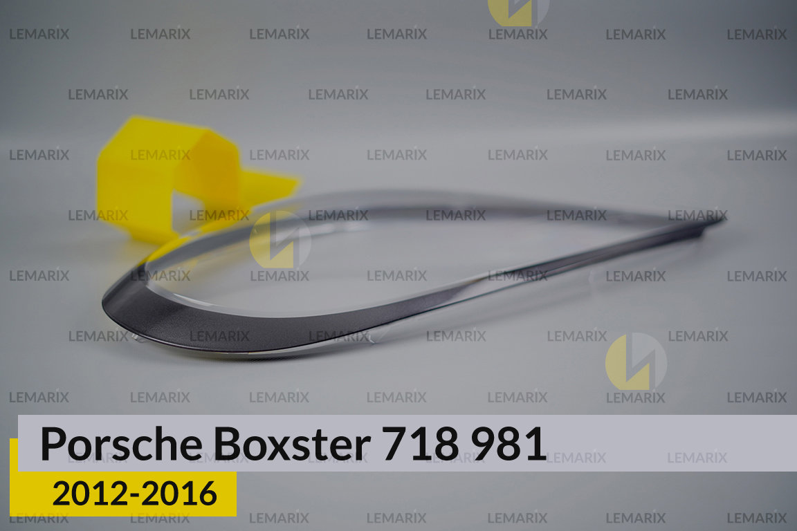 Скло фари Porsche Boxster 718 981 (2012-2016) ліве
