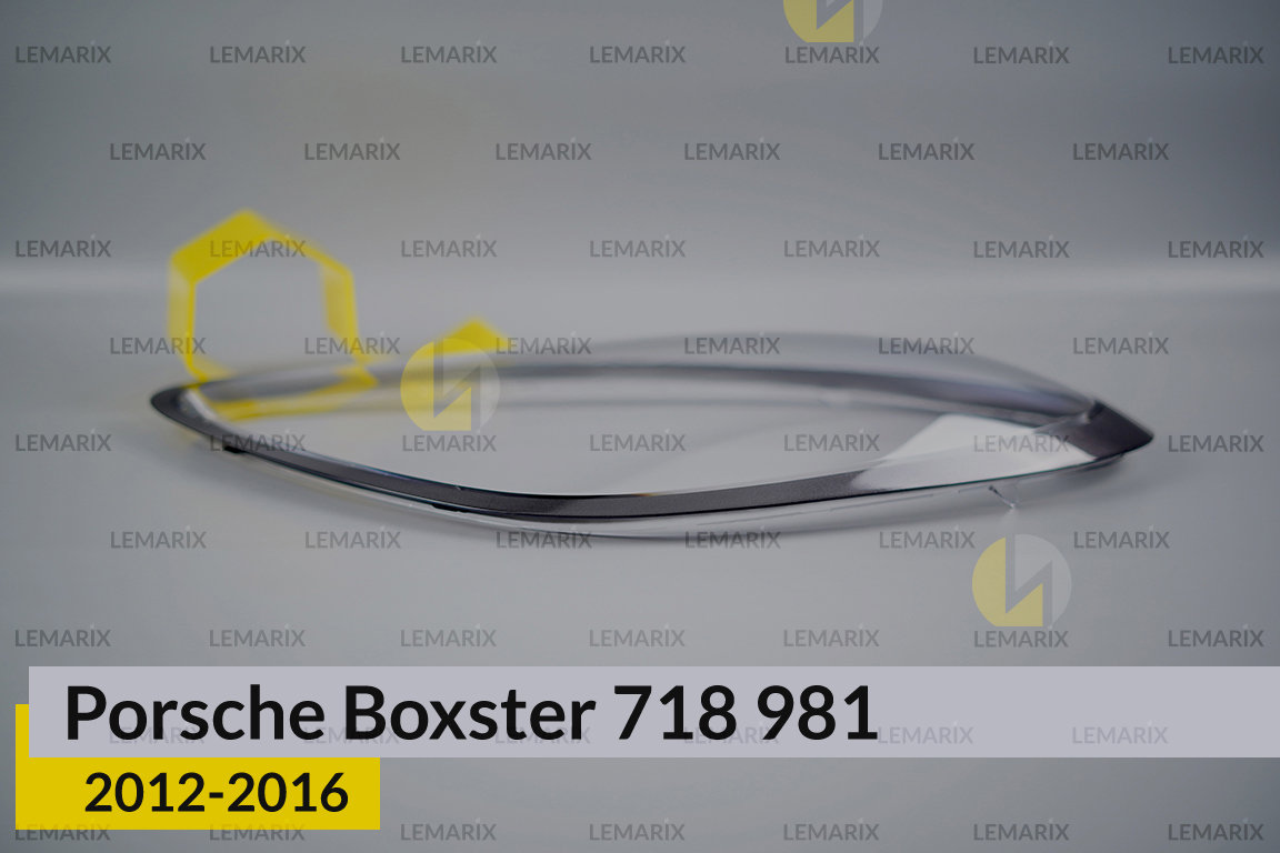 Скло фари Porsche Boxster 718 981 (2012-2016) ліве