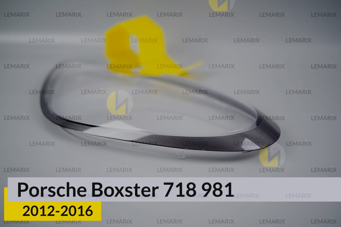 Скло фари Porsche Boxster 718 981 (2012-2016) ліве