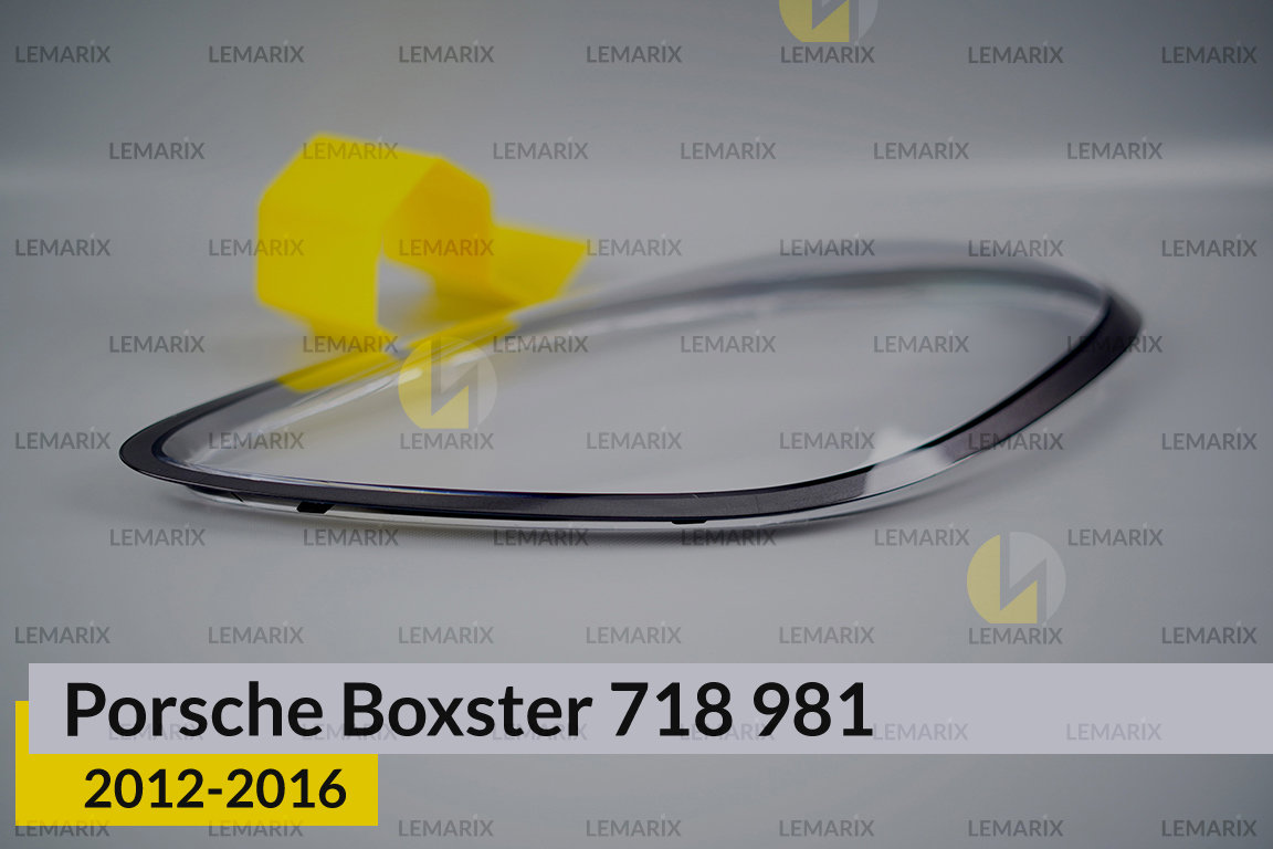 Скло фари Porsche Boxster 718 981 (2012-2016) ліве