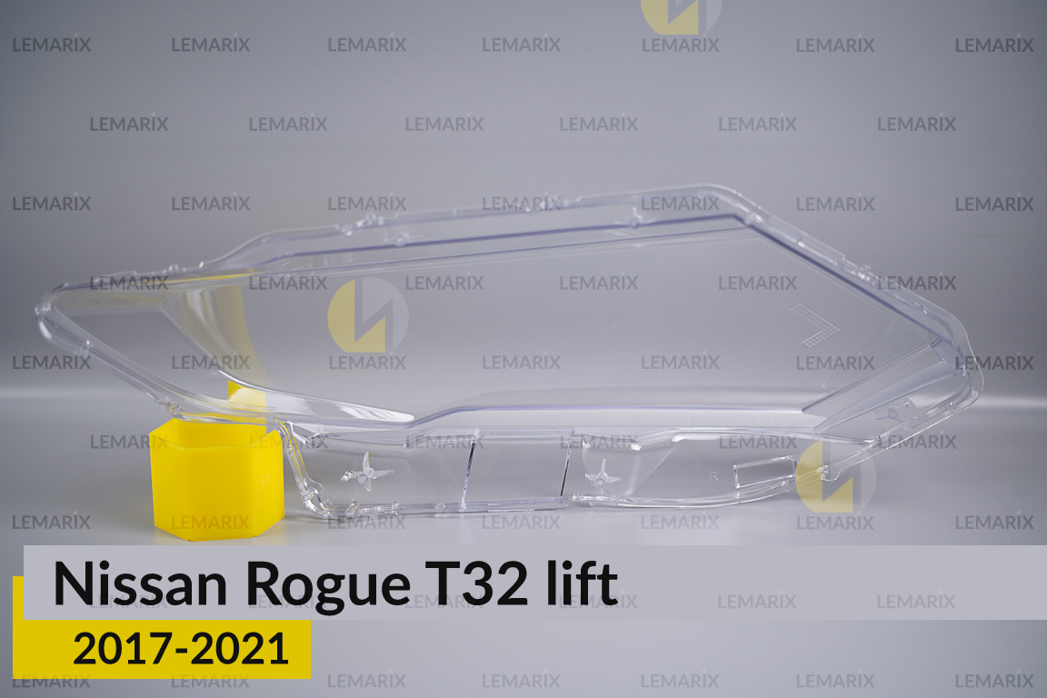 Стекло фары Nissan Rogue T32 (2017-2021) рест левое