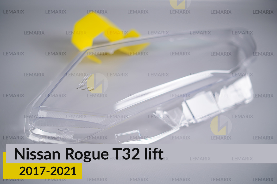 Стекло фары Nissan Rogue T32 (2017-2021) рест левое