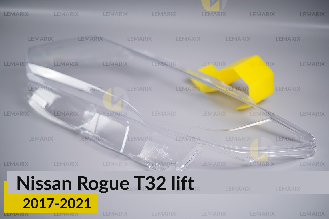 Стекло фары Nissan Rogue T32 (2017-2021) рест левое
