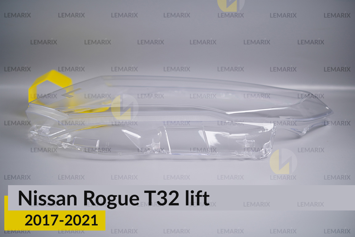 Стекло фары Nissan Rogue T32 (2017-2021) рест левое