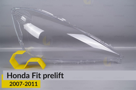 Скло фари Honda Fit (2007-2011) дорест праве