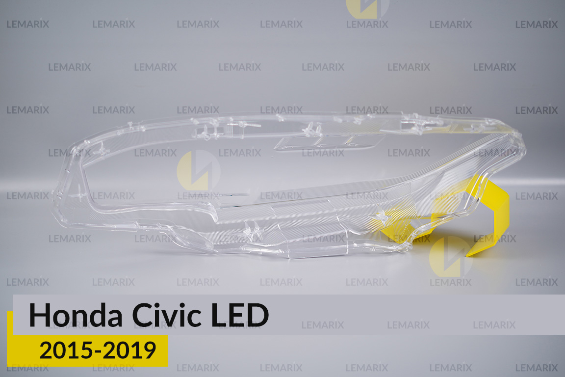 Стекло фары Honda Civic LED (2015-2019) правое