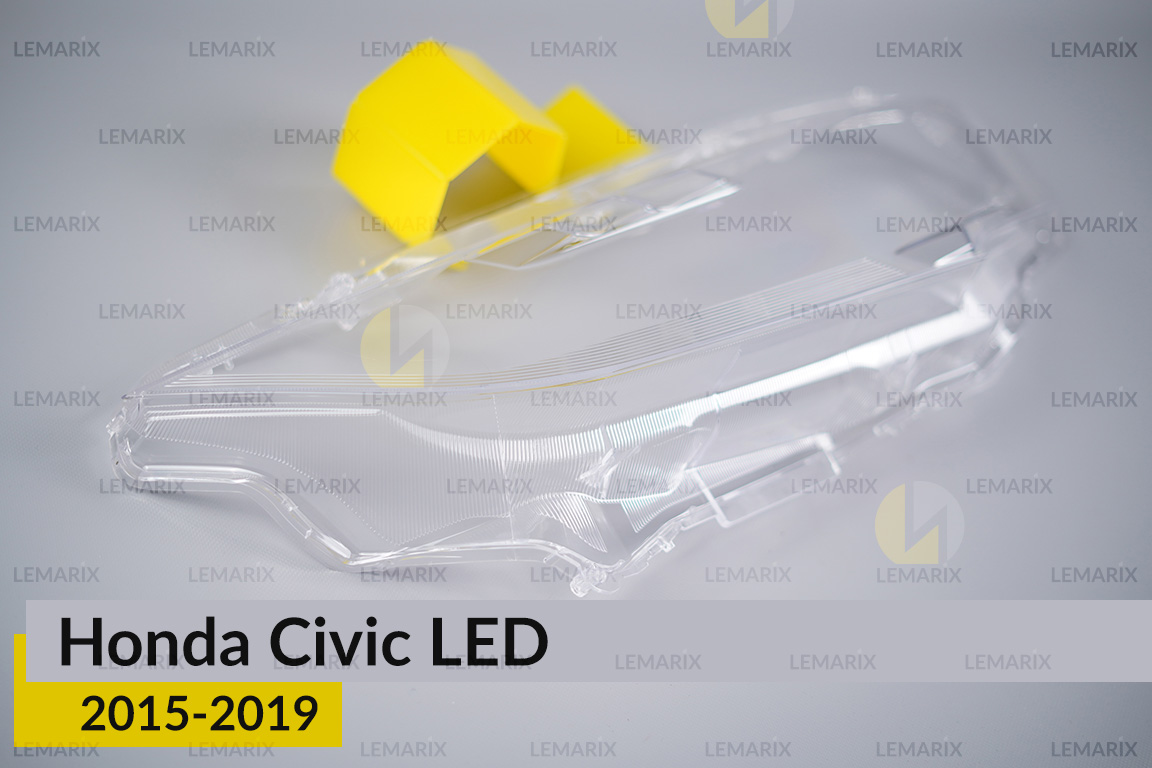 Стекло фары Honda Civic LED (2015-2019) правое