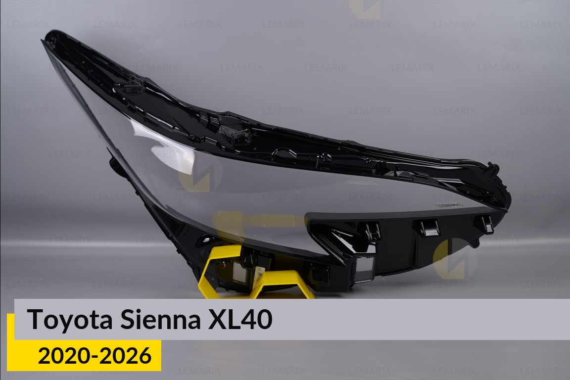 Скло фари Toyota Sienna XL40 (2020-2026) праве