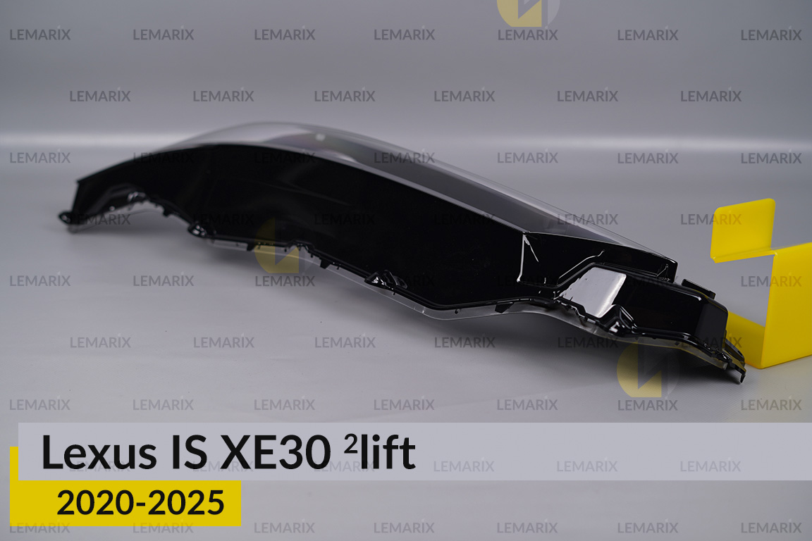 Скло фари Lexus IS XE30 (2020-2026) 2 рест ліве