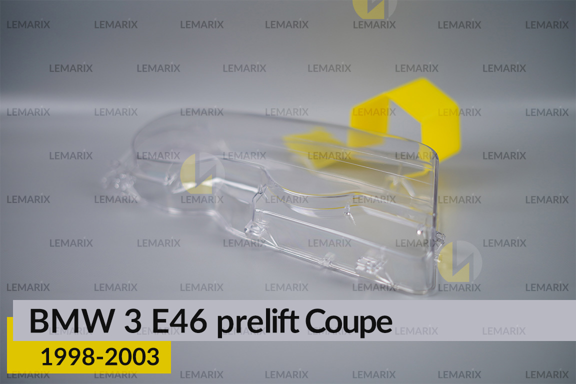Стекло фары BMW 3 E46 Coupe (1998-2003) дорест правое