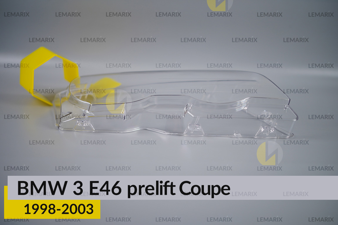 Стекло фары BMW 3 E46 Coupe (1998-2003) дорест правое