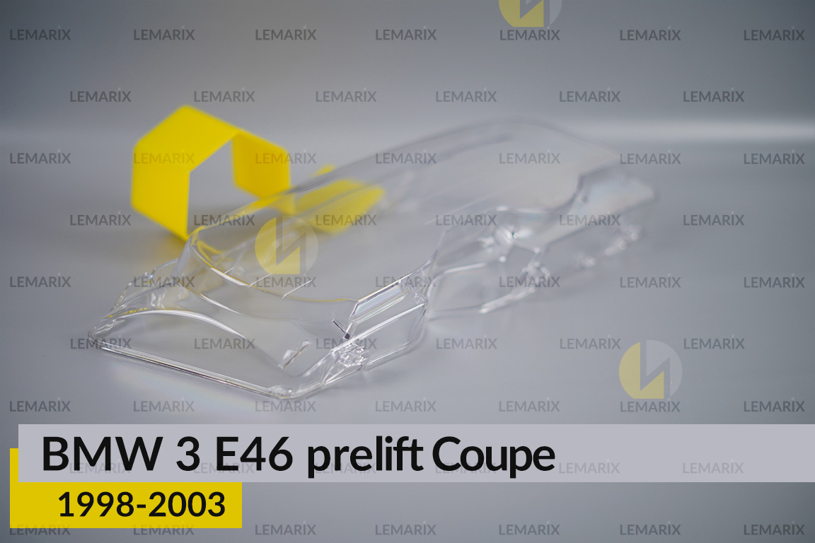 Стекло фары BMW 3 E46 Coupe (1998-2003) дорест правое