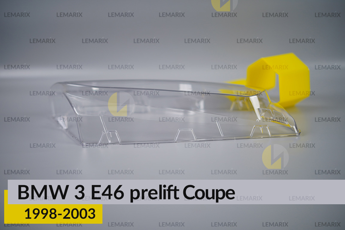 Стекло фары BMW 3 E46 Coupe (1998-2003) дорест правое