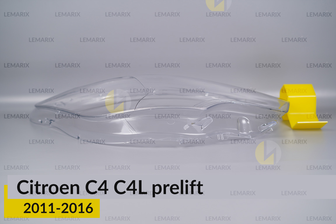 Стекло фары Citroen C4 C4L (2011-2016) дорест правое