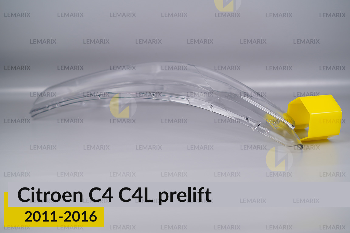 Стекло фары Citroen C4 C4L (2011-2016) дорест правое