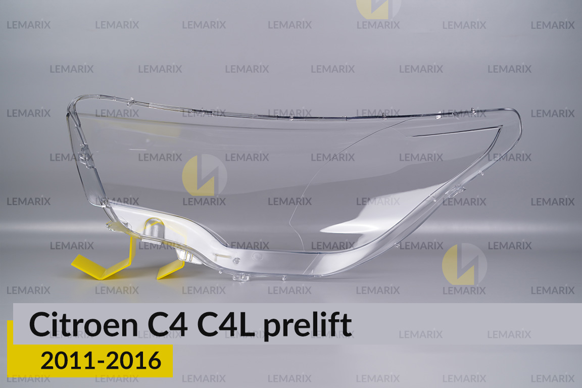 Стекло фары Citroen C4 C4L (2011-2016) дорест правое
