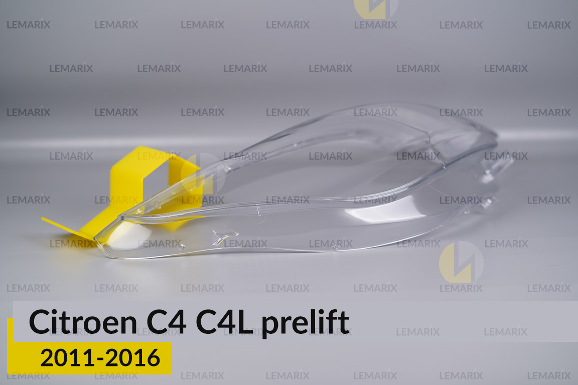 Стекло фары Citroen C4 C4L (2011-2016) дорест правое