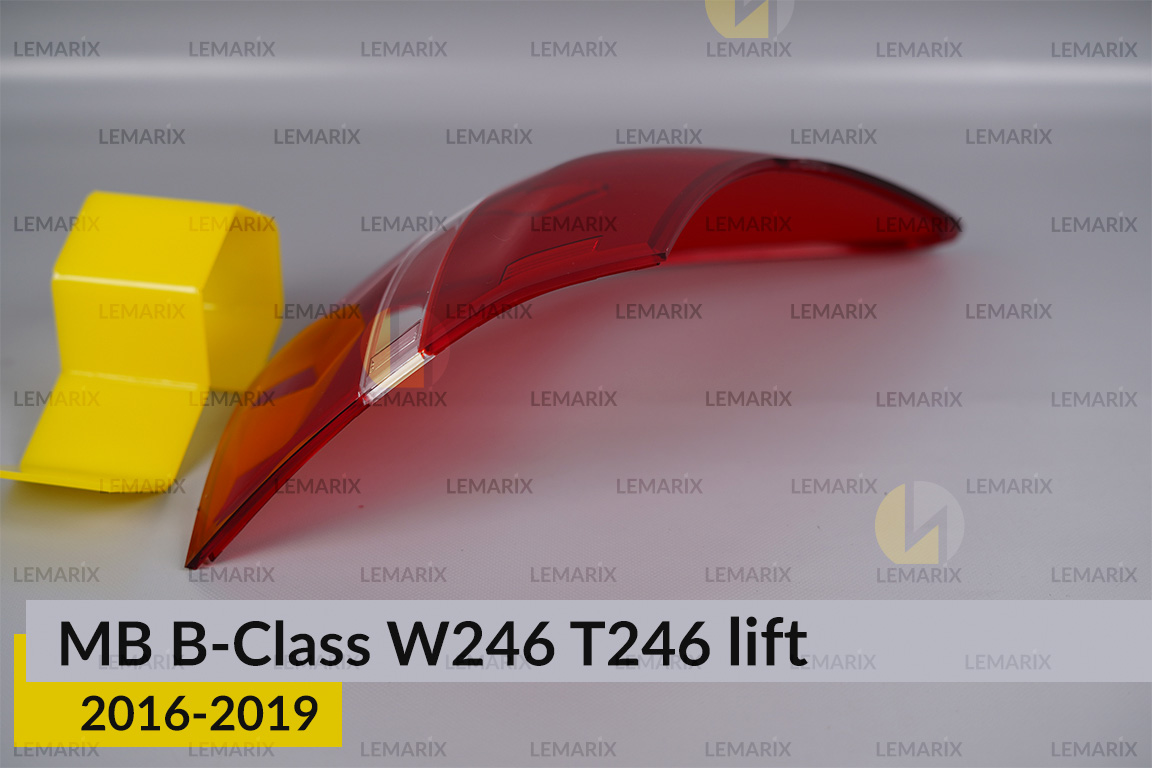 Стекло заднего фонаря внешнее в крыле Mercedes-Benz B-Class W246 T246 (2016-2019) рест левое