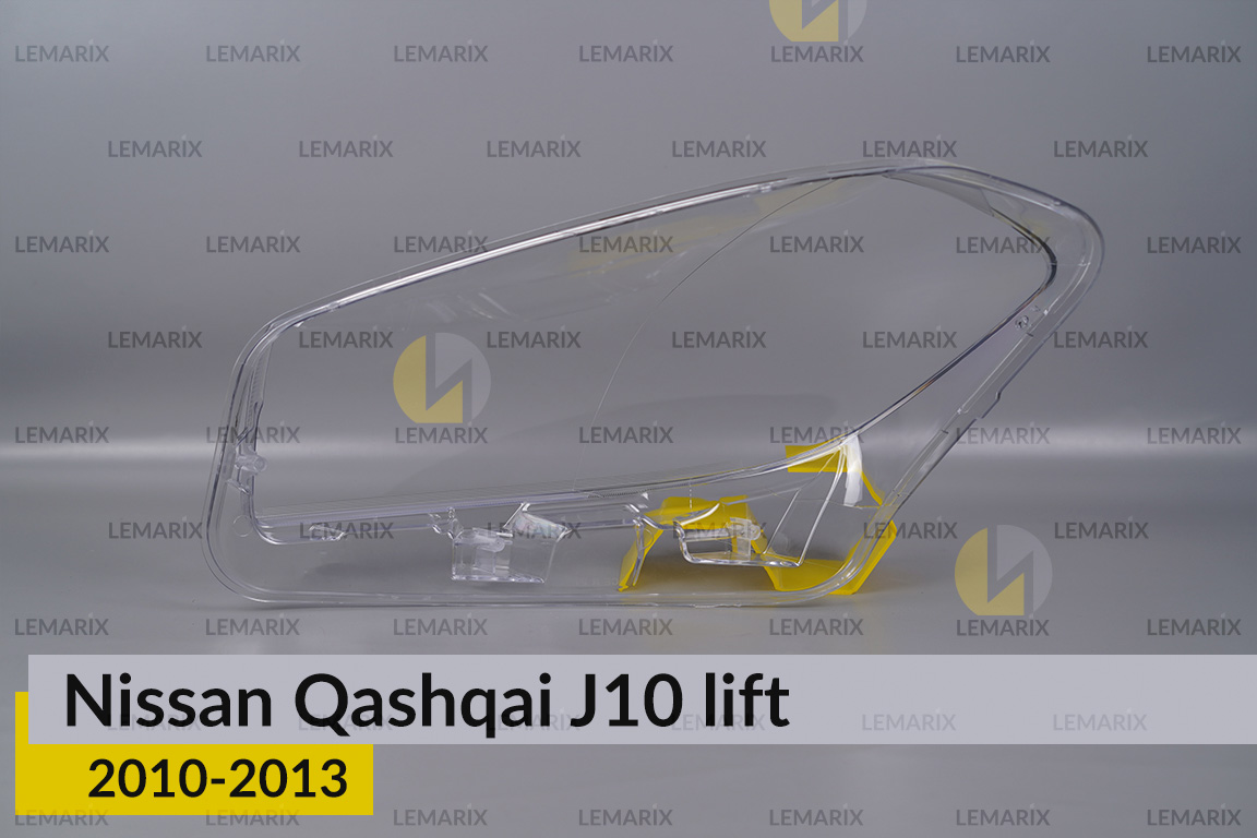 Стекло фары Nissan Qashqai J10 (2010-2013) рест правое