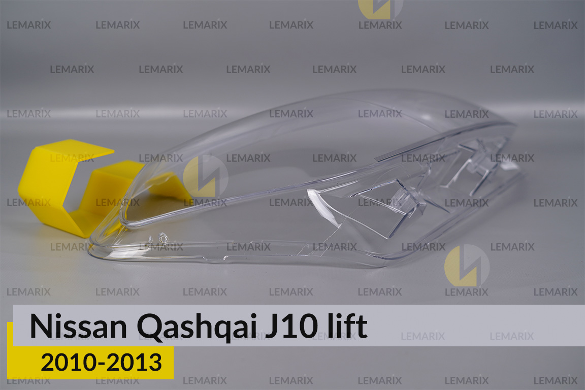 Стекло фары Nissan Qashqai J10 (2010-2013) рест правое