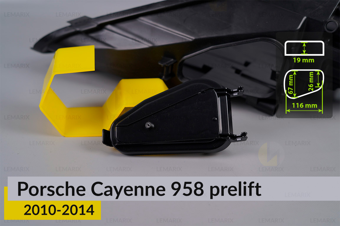Крышка колпак заглушка фары Porsche Cayenne 958 (2010-2014) дорест боковая правая